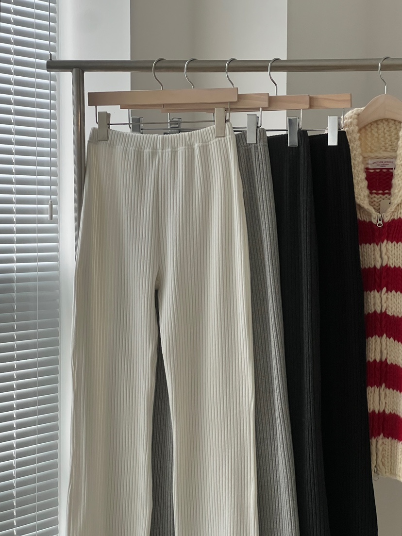 ANOTHER AVENUE東大門㊣實拍女裝新款推薦人氣休閑褲羊毛羅紋ANOTHER AVENUE休閑褲