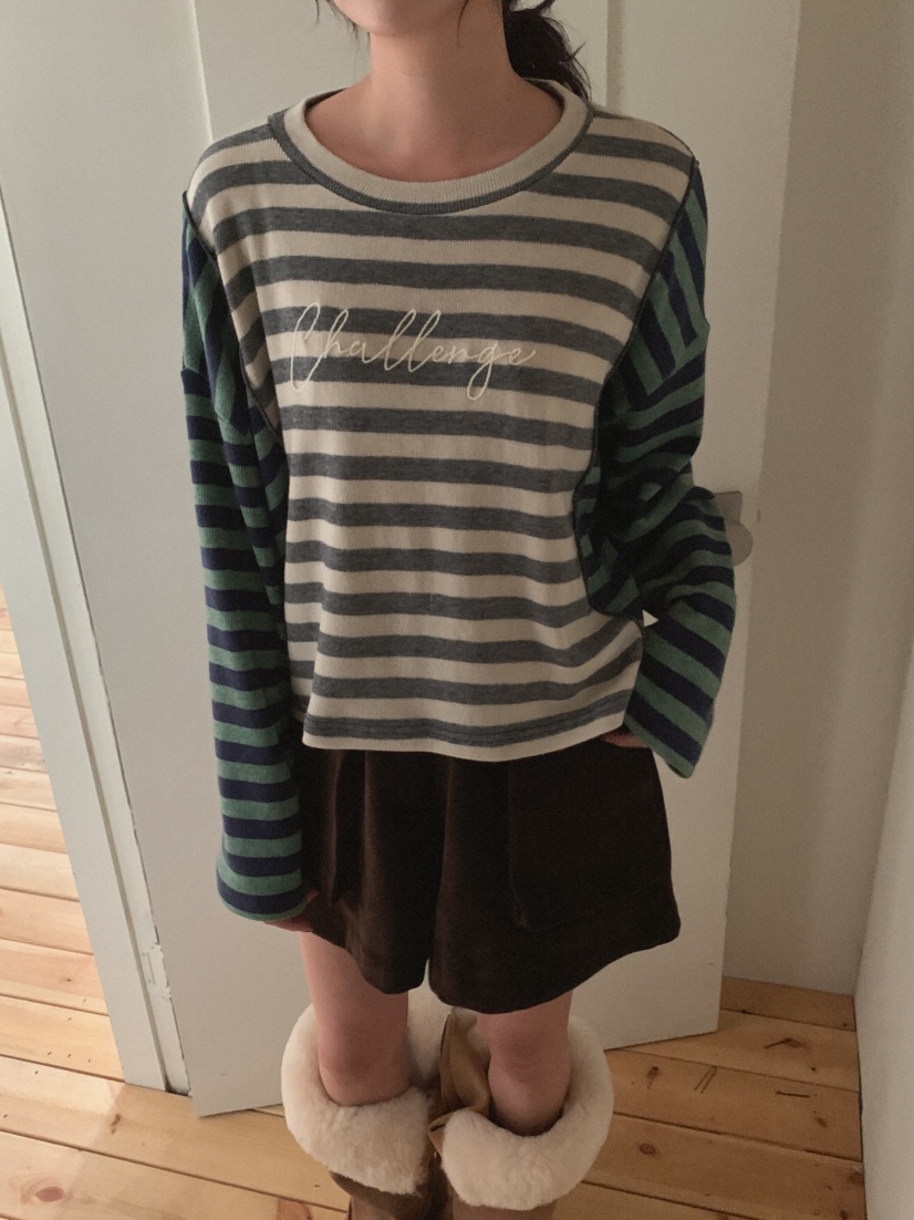 MOSMOS韓國直郵㊣女裝新品職業25秋冬時尚真品熱賣人氣長袖T恤MOSMOS長袖T恤