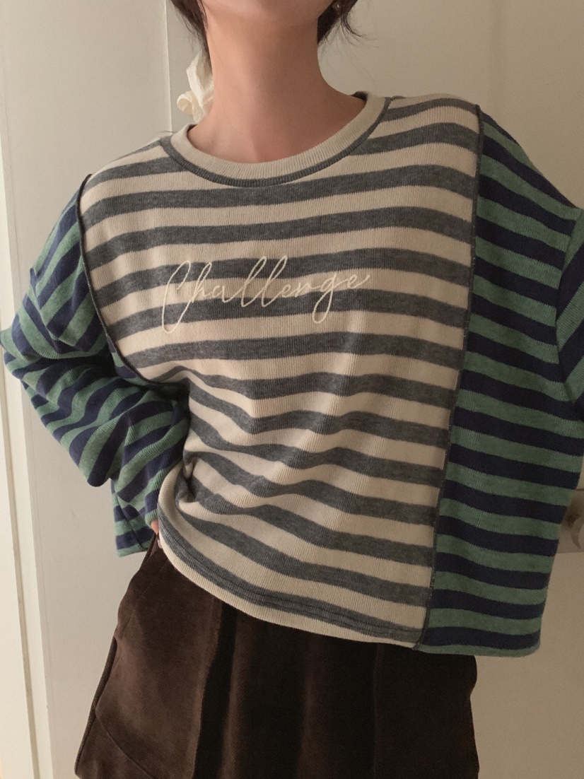 MOSMOS韓國直郵㊣女裝新品職業25秋冬時尚真品熱賣人氣長袖T恤MOSMOS長袖T恤