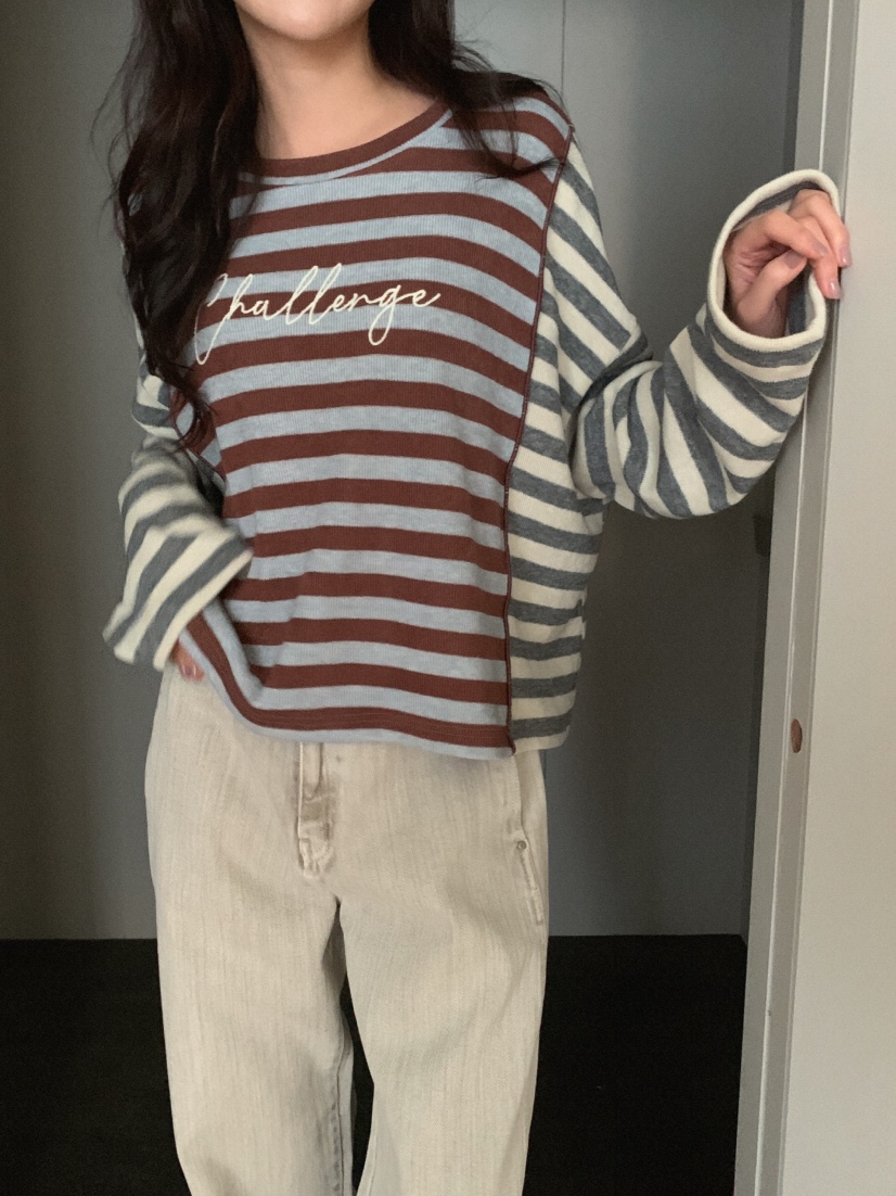 MOSMOS韓國直郵㊣女裝新品職業25秋冬時尚真品熱賣人氣長袖T恤MOSMOS長袖T恤