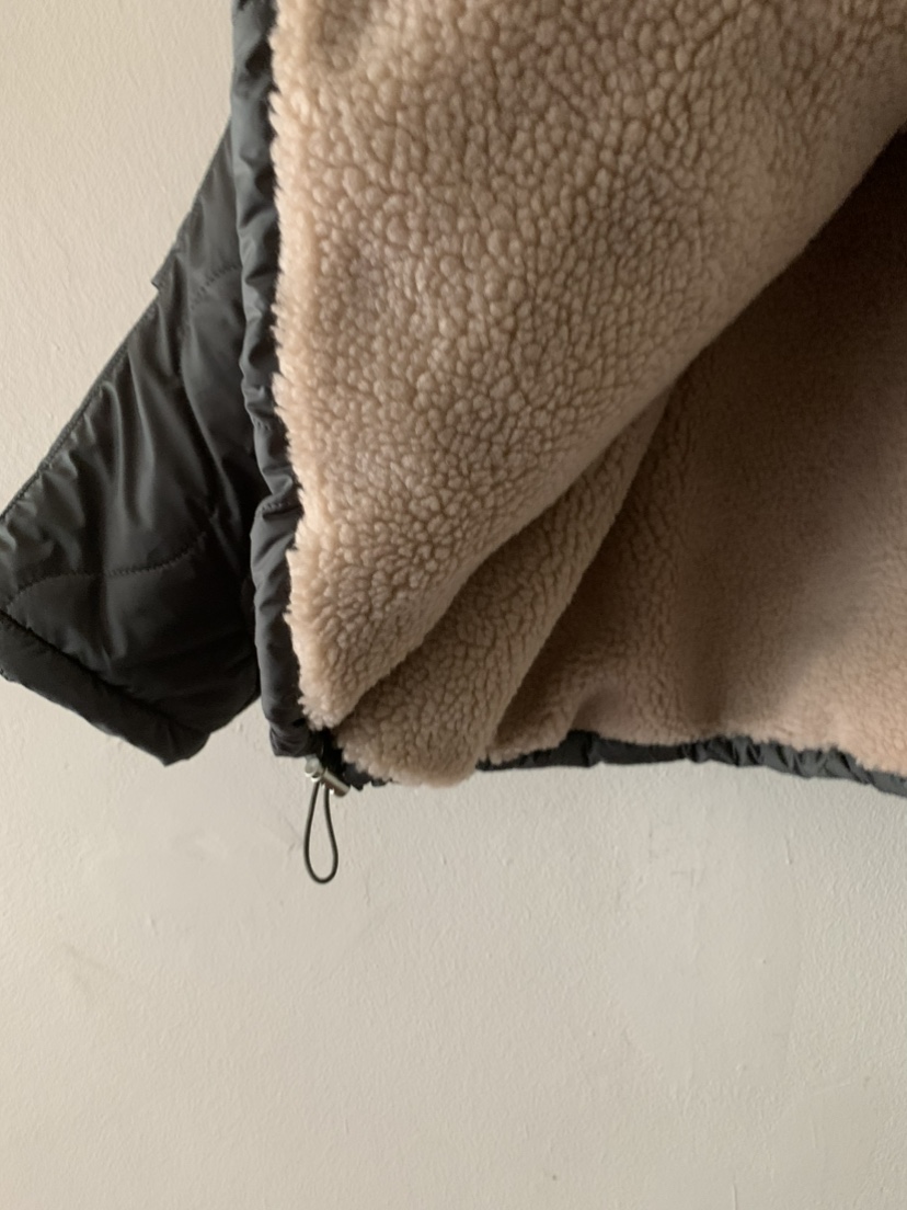 MENG東大門㊣實拍女裝新款熱賣時尚25秋冬推薦外套羊毛絎縫MENG外套