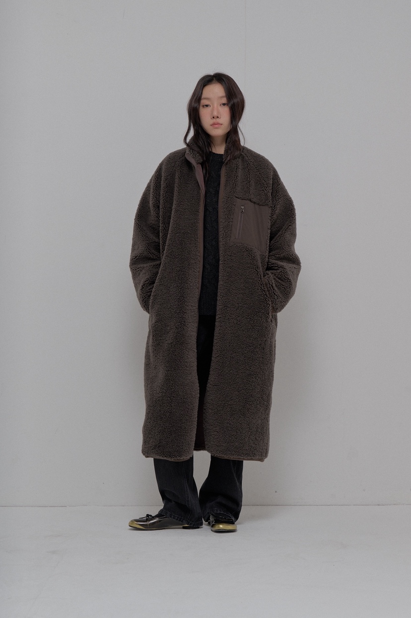 ATHEA東大門㊣實拍女裝新款職業人氣推薦25秋冬長款棉服雙面ATHEA長款棉服