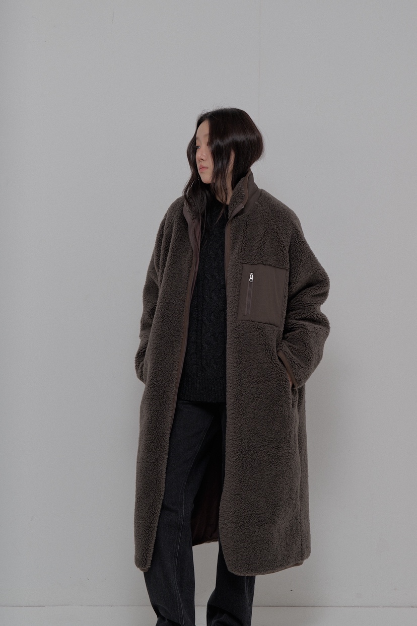 ATHEA東大門㊣實拍女裝新款職業人氣推薦25秋冬長款棉服雙面ATHEA長款棉服