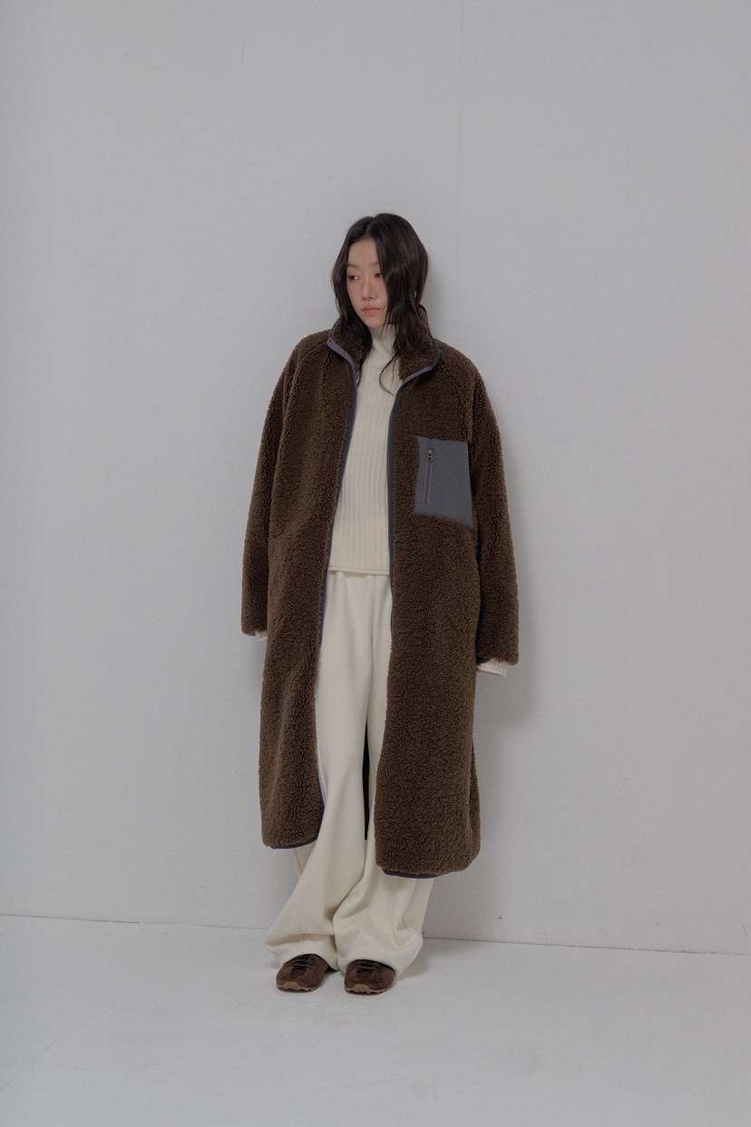 ATHEA東大門㊣實拍女裝新款職業人氣推薦25秋冬長款棉服雙面ATHEA長款棉服