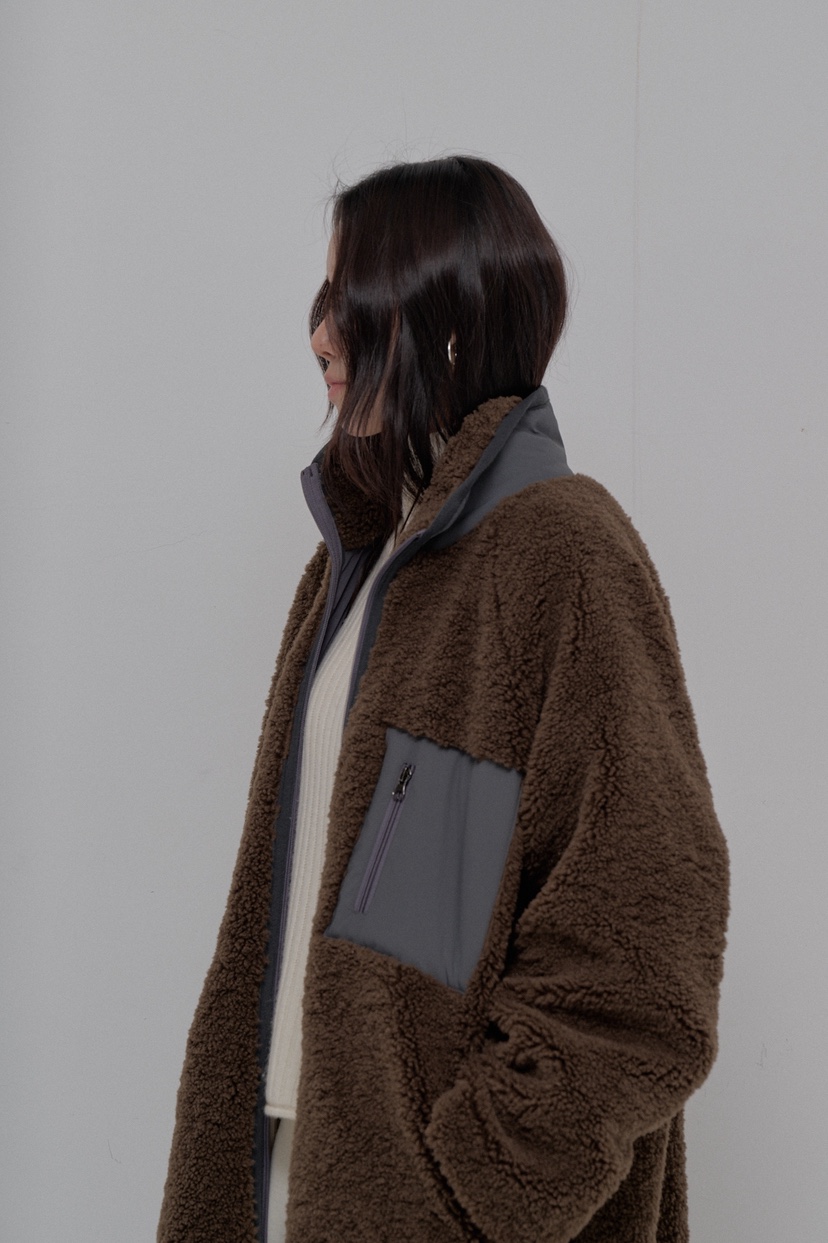 ATHEA東大門㊣實拍女裝新款職業人氣推薦25秋冬長款棉服雙面ATHEA長款棉服