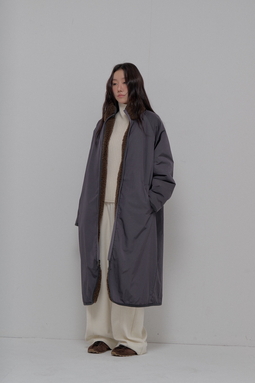 ATHEA東大門㊣實拍女裝新款職業人氣推薦25秋冬長款棉服雙面ATHEA長款棉服