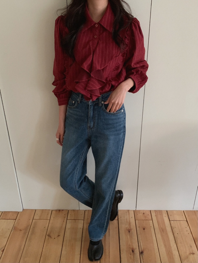 MOSMOS韓國直郵㊣女士新款職業休閑熱賣人氣真品襯衫蕾絲衫MOSMOS襯衫/蕾絲衫