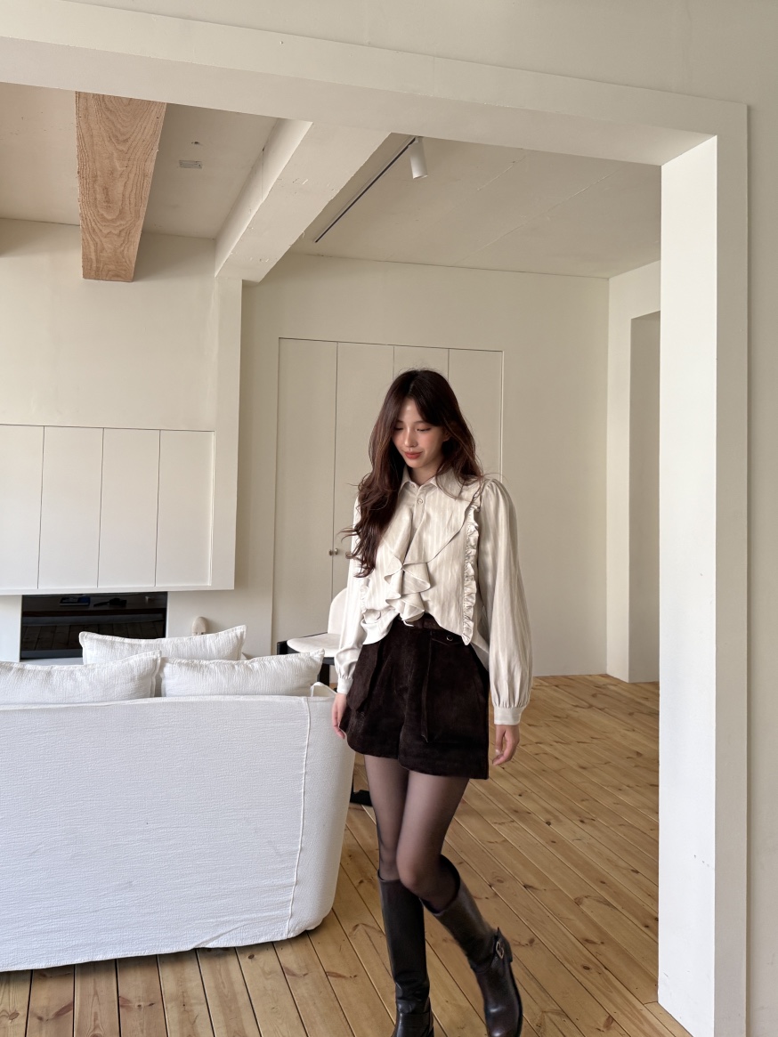 MOSMOS韓國直郵㊣女士新款職業休閑熱賣人氣真品襯衫蕾絲衫MOSMOS襯衫/蕾絲衫