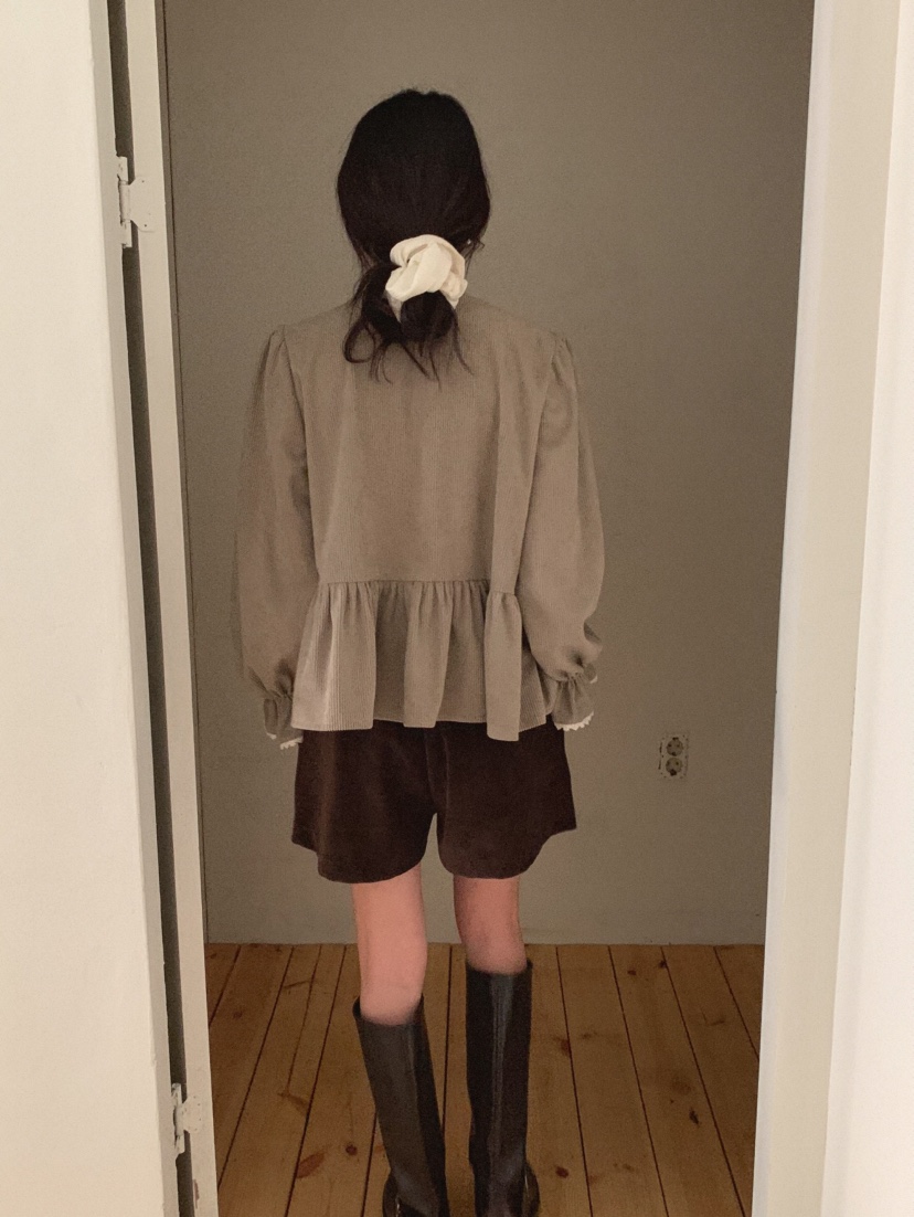 MOSMOS韓國代購㊣女裝新款人氣真品熱賣時尚職業襯衫蕾絲衫MOSMOS襯衫/蕾絲衫