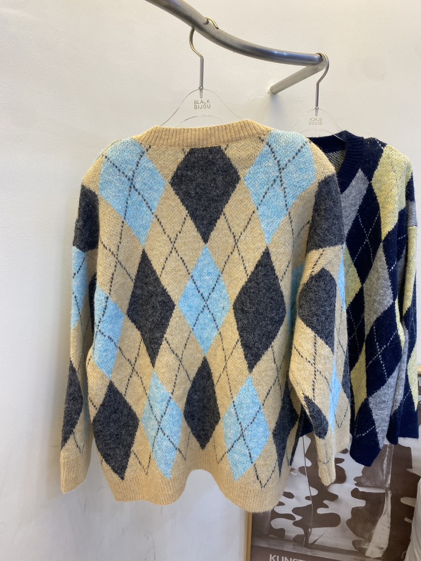 BLACK BIJOU東大門㊣實拍女士新品熱賣真品25秋冬休閑毛衣BLACK BIJOU毛衣