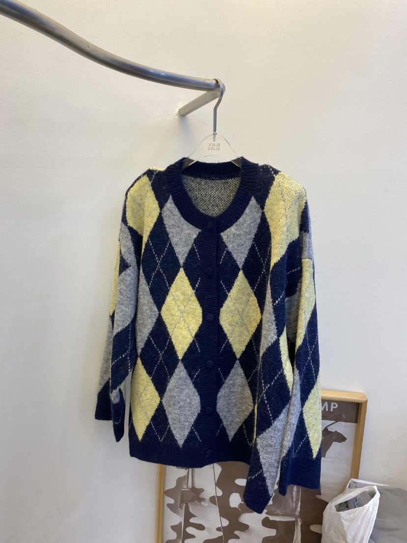 BLACK BIJOU東大門㊣實拍女士新品熱賣真品25秋冬休閑毛衣BLACK BIJOU毛衣圖色1