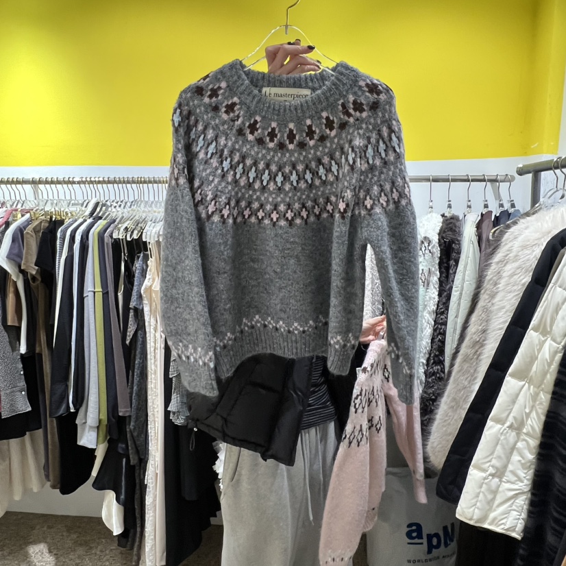LE MASTERPLACE東大門㊣代購女士新款推薦真品職業休閑針織衫Le masterpiece針織衫圖色2