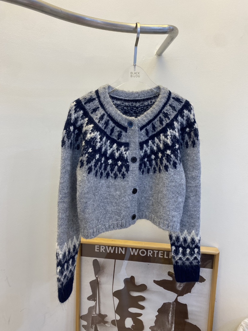 BLACK BIJOU韓國直郵㊣女士新款25秋冬時尚休閑人氣毛衣羊毛BLACK BIJOU毛衣圖色2