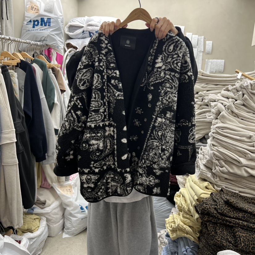 BREEZE韓國代購㊣女裝新品休閑真品25秋冬時尚熱賣夾克開衫BREEZE夾克圖色2