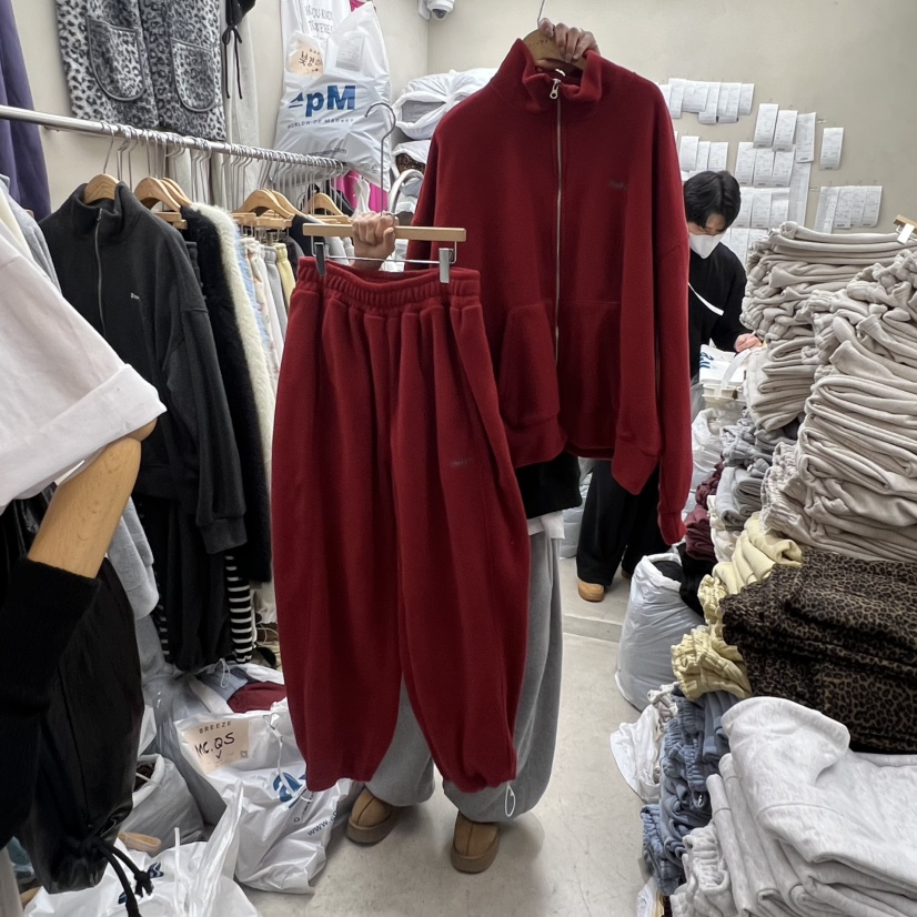 BREEZE韓國直郵㊣女士新品時尚25秋冬真品職業衛衣抓絨拉鏈BREEZE衛衣