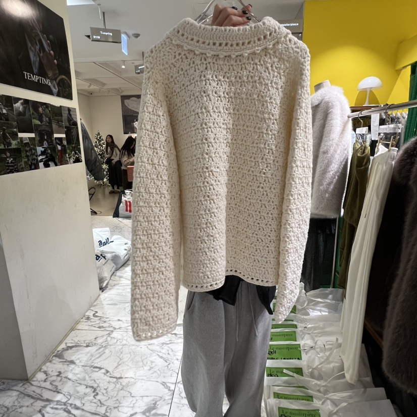 LE MASTERPLACE韓國直郵㊣女裝新品真品職業時尚25秋冬毛衣Le masterpiece毛衣