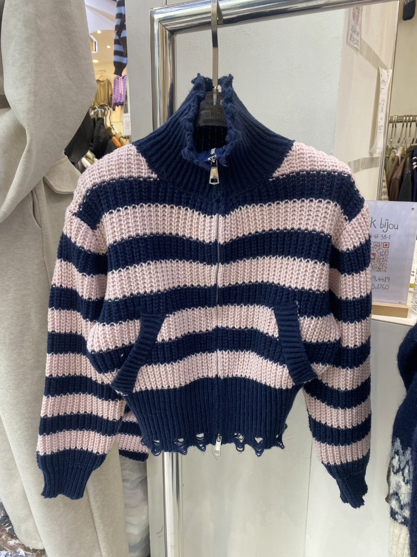 BLACK BIJOU東大門㊣代購女裝新款時尚熱賣休閑25秋冬毛衣BLACK BIJOU毛衣圖色1