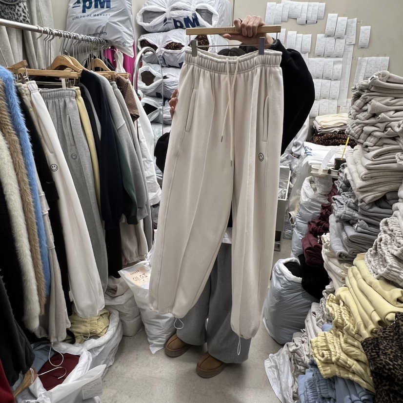 BREEZE韓國代購㊣女裝新品25秋冬時尚推薦熱賣人氣休閑褲褶裥BREEZE休閑褲圖色2