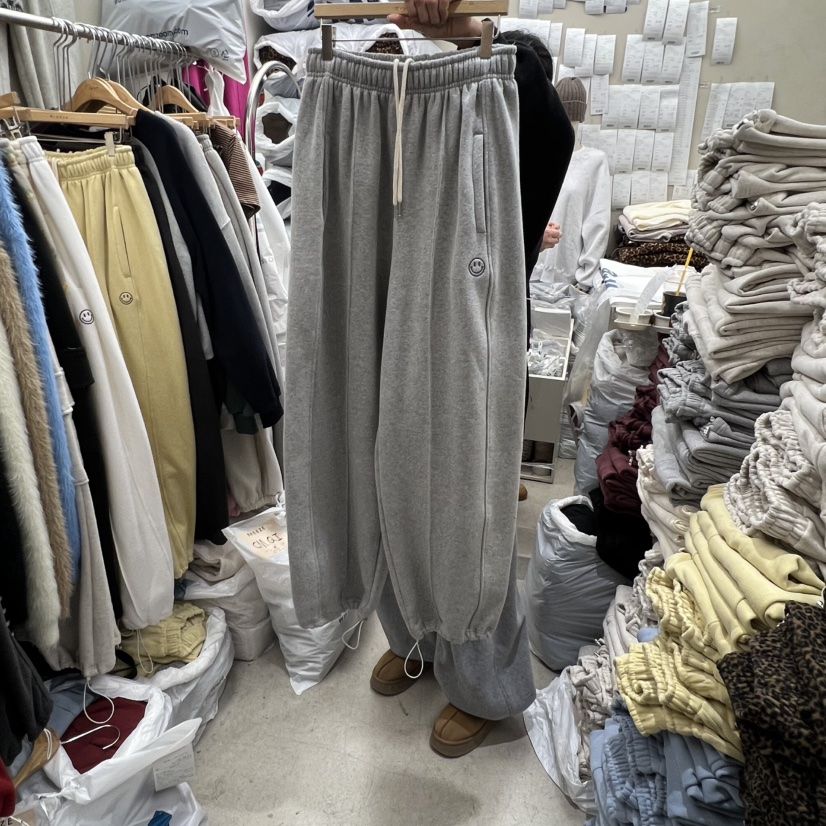 BREEZE韓國代購㊣女裝新品25秋冬時尚推薦熱賣人氣休閑褲褶裥BREEZE休閑褲圖色3