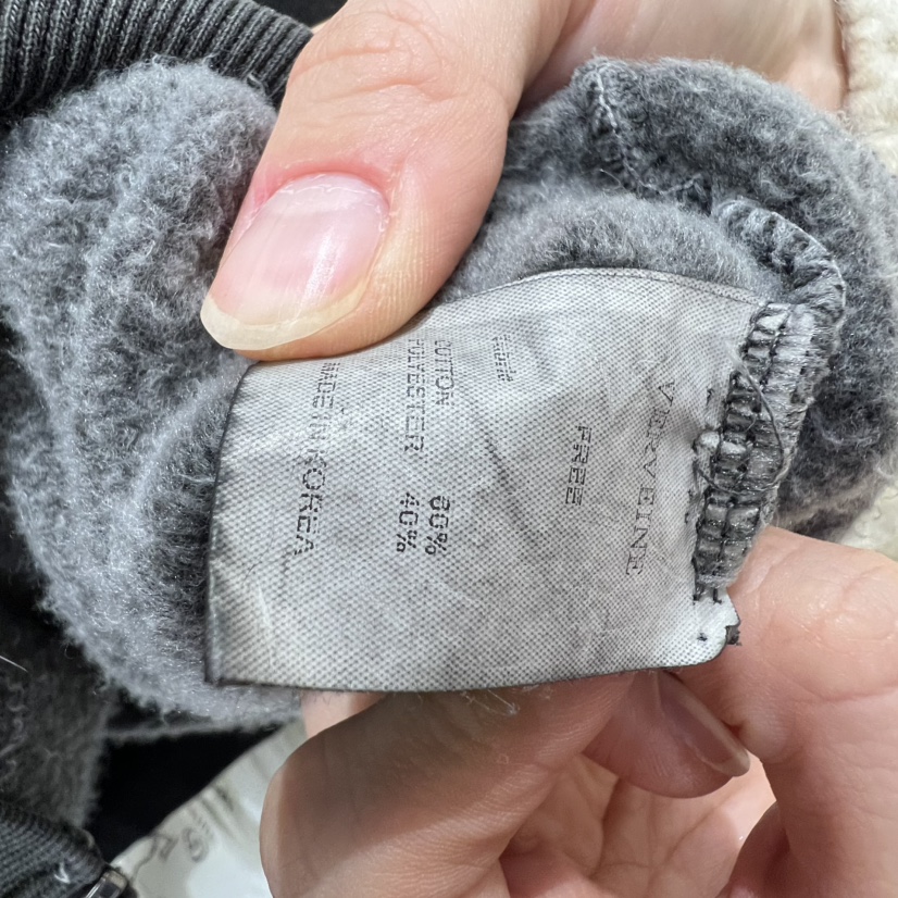 VERVEINE東大門㊣直郵女士新品推薦25秋冬休閑夾克連帽衫抓絨VERVEINE夾克