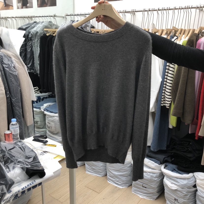 MOI-A韓國代購㊣女裝新款25秋冬人氣休閑真品時尚職業毛衣MOI-A毛衣圖色3