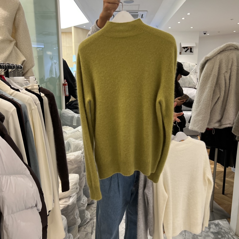 ALMOND韓國直郵㊣女士新款25秋冬休閑職業人氣熱賣針織衫羊絨ALMOND針織衫