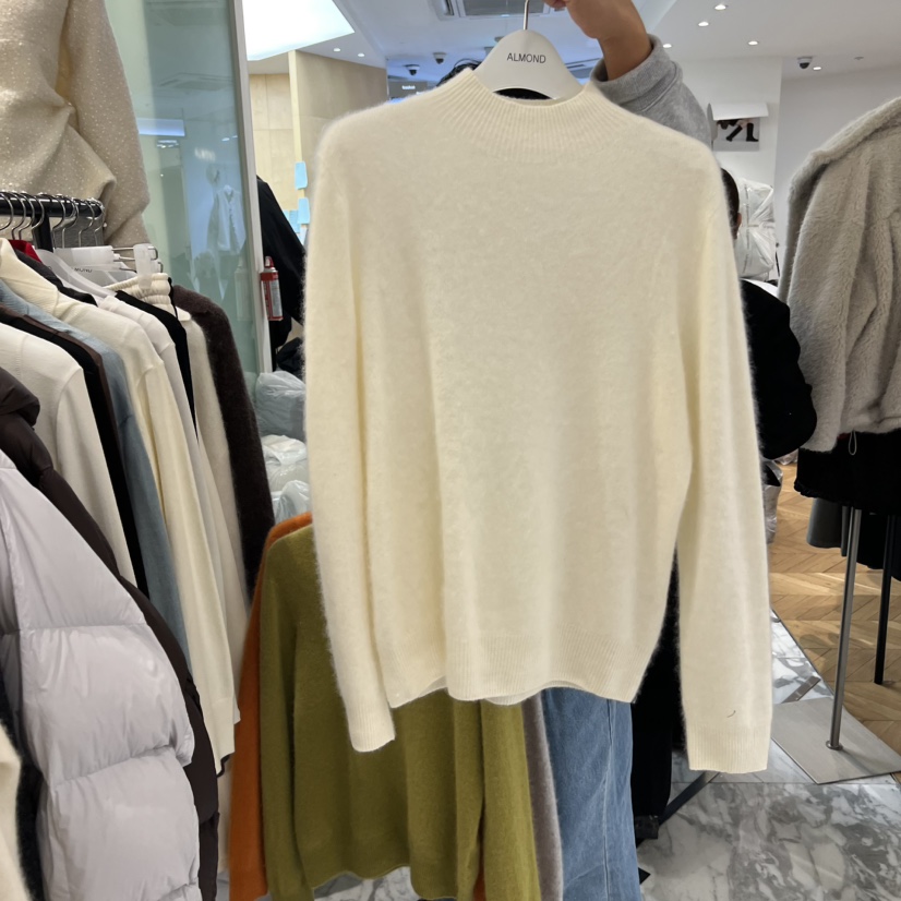 ALMOND韓國直郵㊣女士新款25秋冬休閑職業人氣熱賣針織衫羊絨ALMOND針織衫圖色1