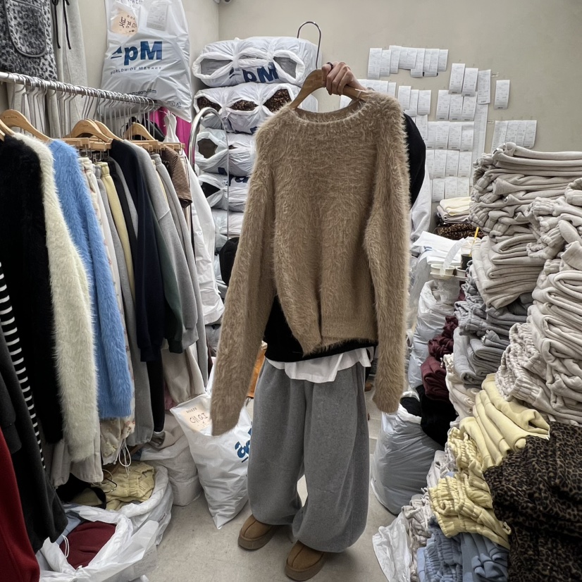 BREEZE東大門㊣代購女士新款真品時尚推薦25秋冬熱賣職業毛衣BREEZE毛衣圖色3