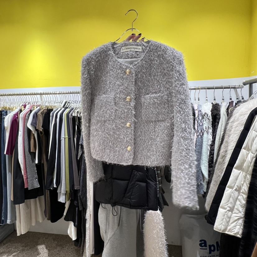 LE MASTERPLACE韓國代購㊣女裝新品人氣職業25秋冬時尚夾克Le masterpiece夾克圖色3