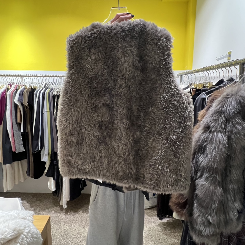 LE MASTERPLACE東大門㊣直郵女士新品推薦時尚馬甲雙面抓絨Le masterpiece馬甲