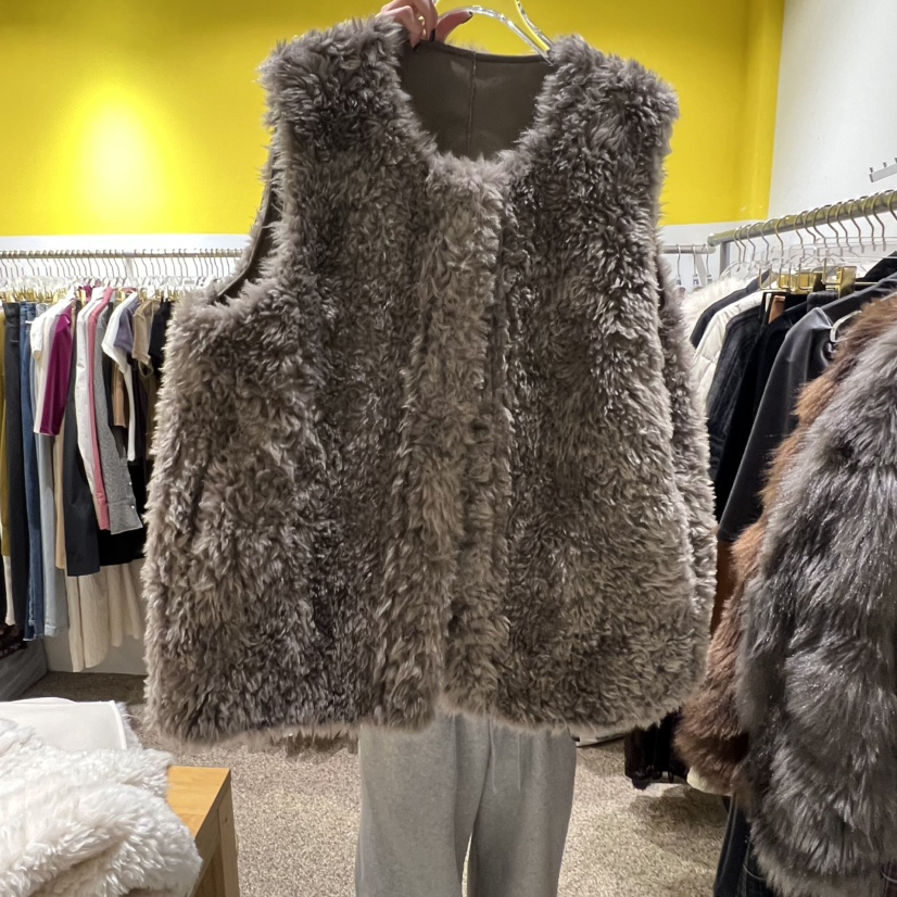 LE MASTERPLACE東大門㊣直郵女士新品推薦時尚馬甲雙面抓絨Le masterpiece馬甲圖色1