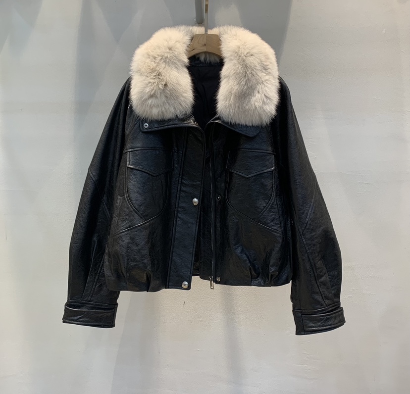 1 2ILLY-S韓國直郵㊣女士新款休閑推薦25秋冬真品夾克皮革1 2ILLY/THE SIL夾克圖色1