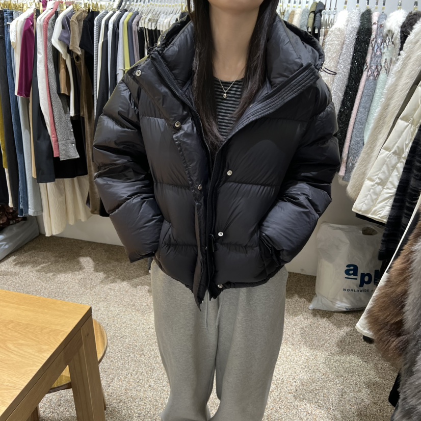 LE MASTERPLACE韓國直郵㊣女裝新款休閑職業短款羽絨服絨鵝Le masterpiece短款羽絨服圖色3