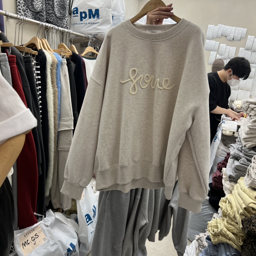 BREEZE東大門㊣實拍女士新款時尚休閑真品職業25秋冬熱賣衛衣BREEZE衛衣圖色2