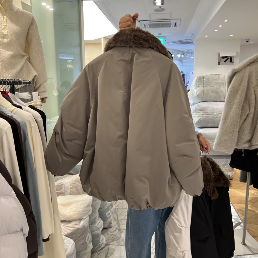 ALMOND韓國代購㊣女裝新品熱賣25秋冬休閑時尚短款羽絨服填充ALMOND短款羽絨服