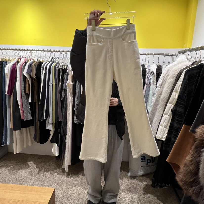 LE MASTERPLACE東大門㊣代購女裝新款熱賣推薦時尚休閑褲羊毛Le masterpiece休閑褲圖色1