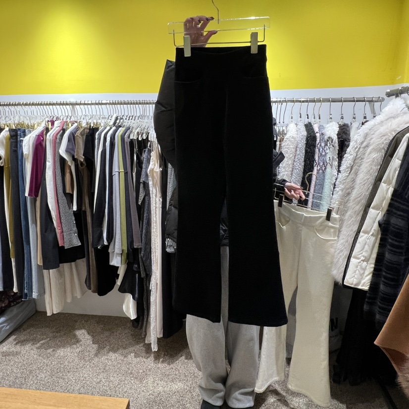 LE MASTERPLACE東大門㊣代購女裝新款熱賣推薦時尚休閑褲羊毛Le masterpiece休閑褲圖色3