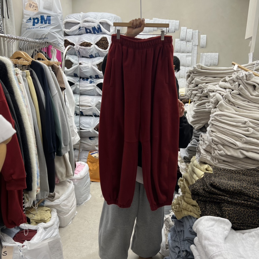 BREEZE東大門㊣實拍女裝新品推薦熱賣時尚25秋冬休閑褲抓絨BREEZE休閑褲圖色5