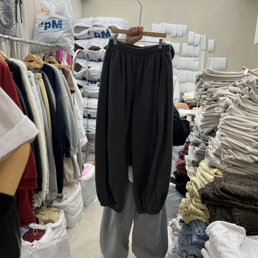 BREEZE東大門㊣實拍女裝新品推薦熱賣時尚25秋冬休閑褲抓絨BREEZE休閑褲圖色6