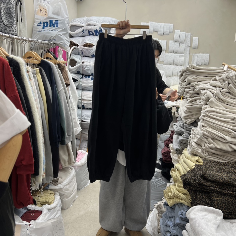 BREEZE東大門㊣實拍女裝新品推薦熱賣時尚25秋冬休閑褲抓絨BREEZE休閑褲圖色7