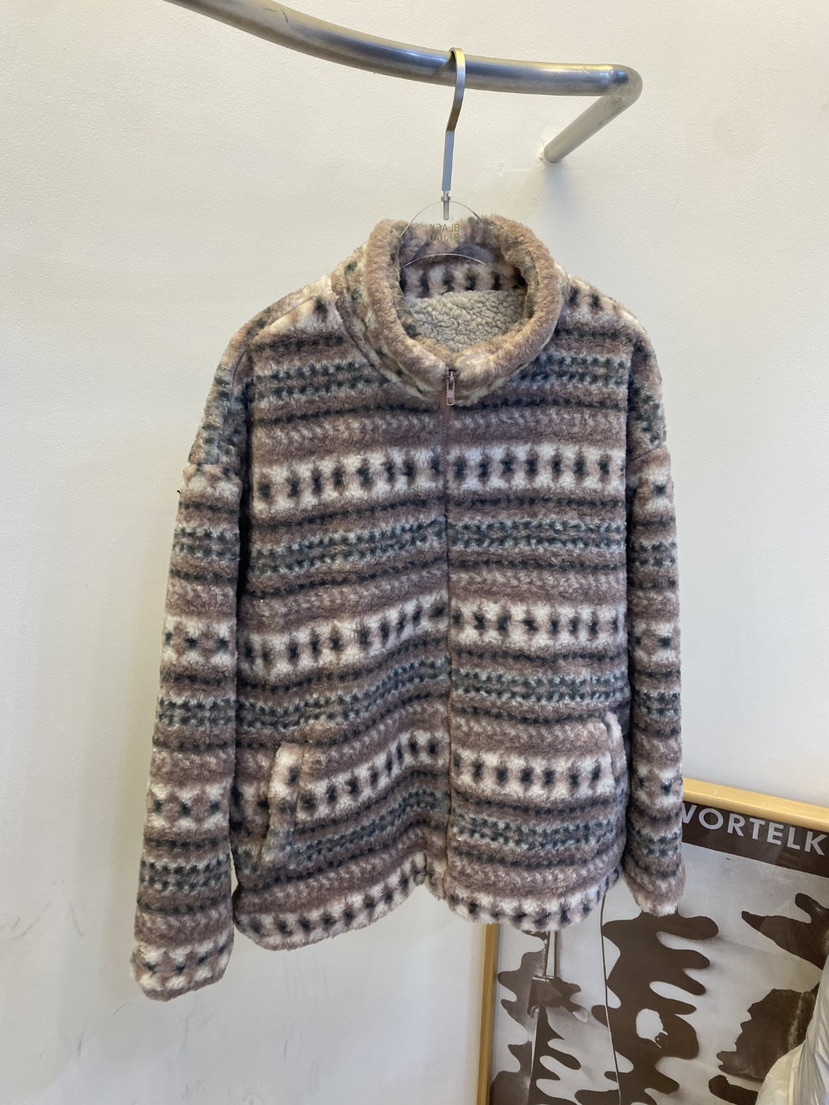 BLACK BIJOU韓國代購㊣女裝新品推薦人氣真品時尚夾克抓絨BLACK BIJOU夾克圖色2