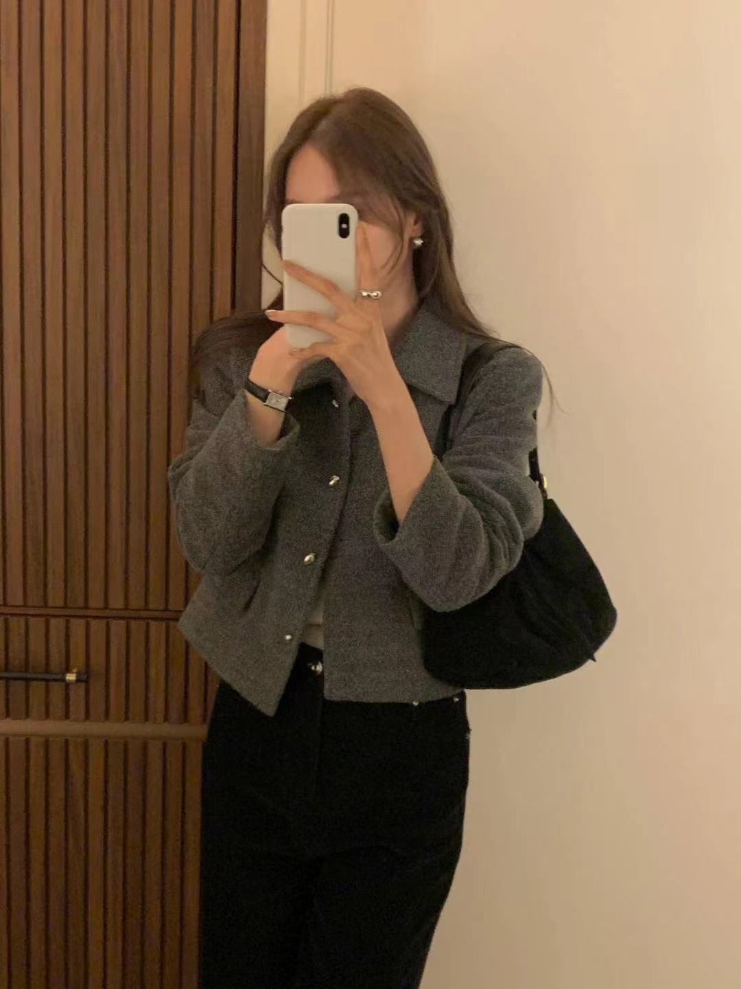 INOUF東大門㊣直郵女士新品25秋冬熱賣時尚休閑人氣真品夾克INOUF/FLUTTER夾克