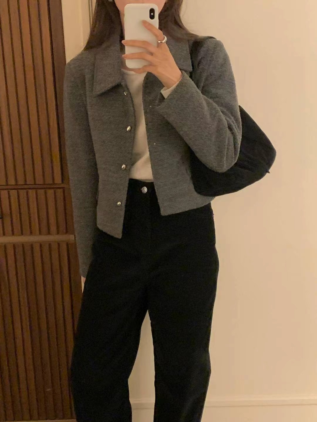 INOUF東大門㊣直郵女士新品25秋冬熱賣時尚休閑人氣真品夾克INOUF/FLUTTER夾克