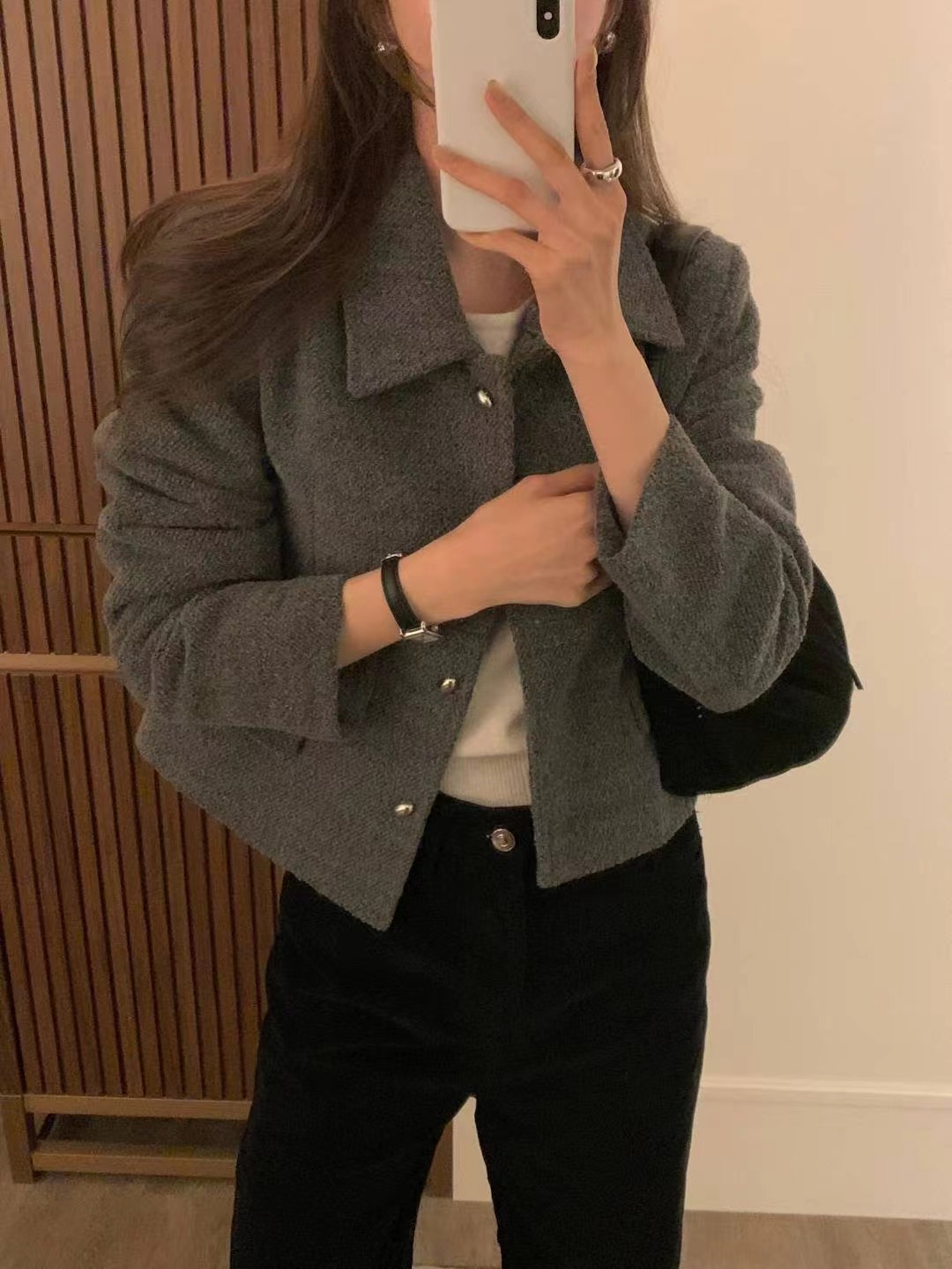 INOUF東大門㊣直郵女士新品25秋冬熱賣時尚休閑人氣真品夾克INOUF/FLUTTER夾克