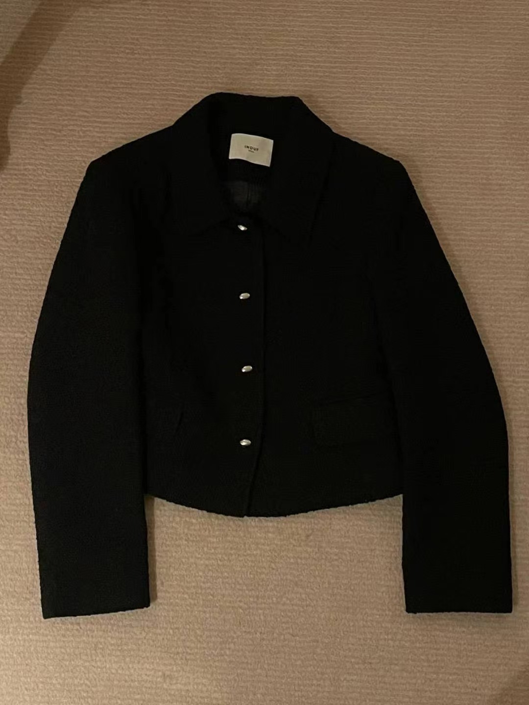 INOUF東大門㊣直郵女士新品25秋冬熱賣時尚休閑人氣真品夾克INOUF/FLUTTER夾克圖色2