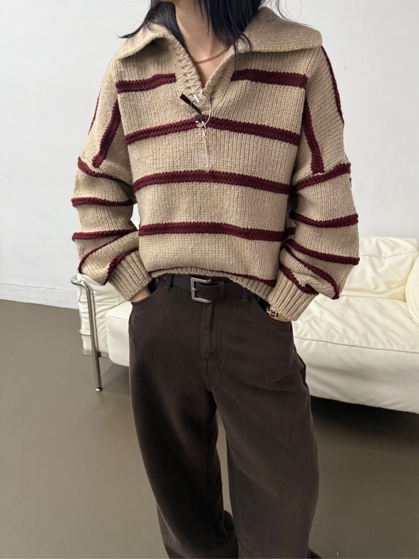 SOLAR東大門㊣實拍女士新品時尚休閑熱賣真品25秋冬推薦針織衫SOLAR針織衫