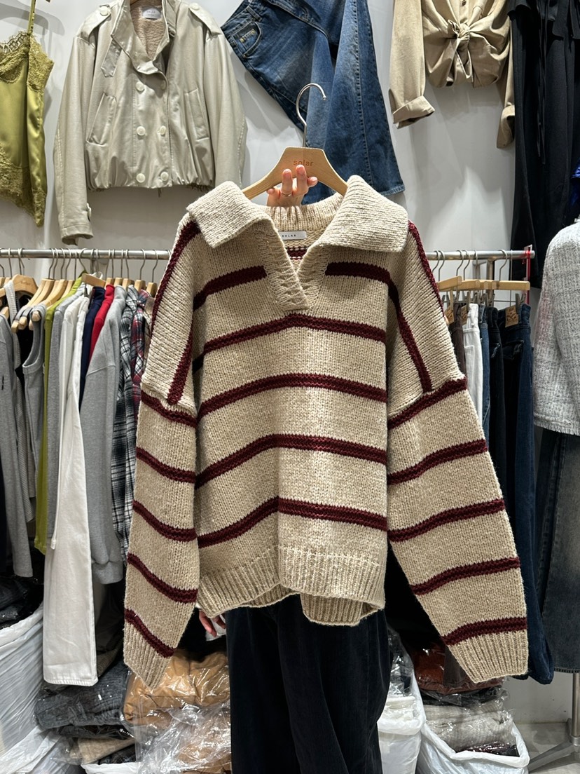 SOLAR東大門㊣實拍女士新品時尚休閑熱賣真品25秋冬推薦針織衫SOLAR針織衫圖色2