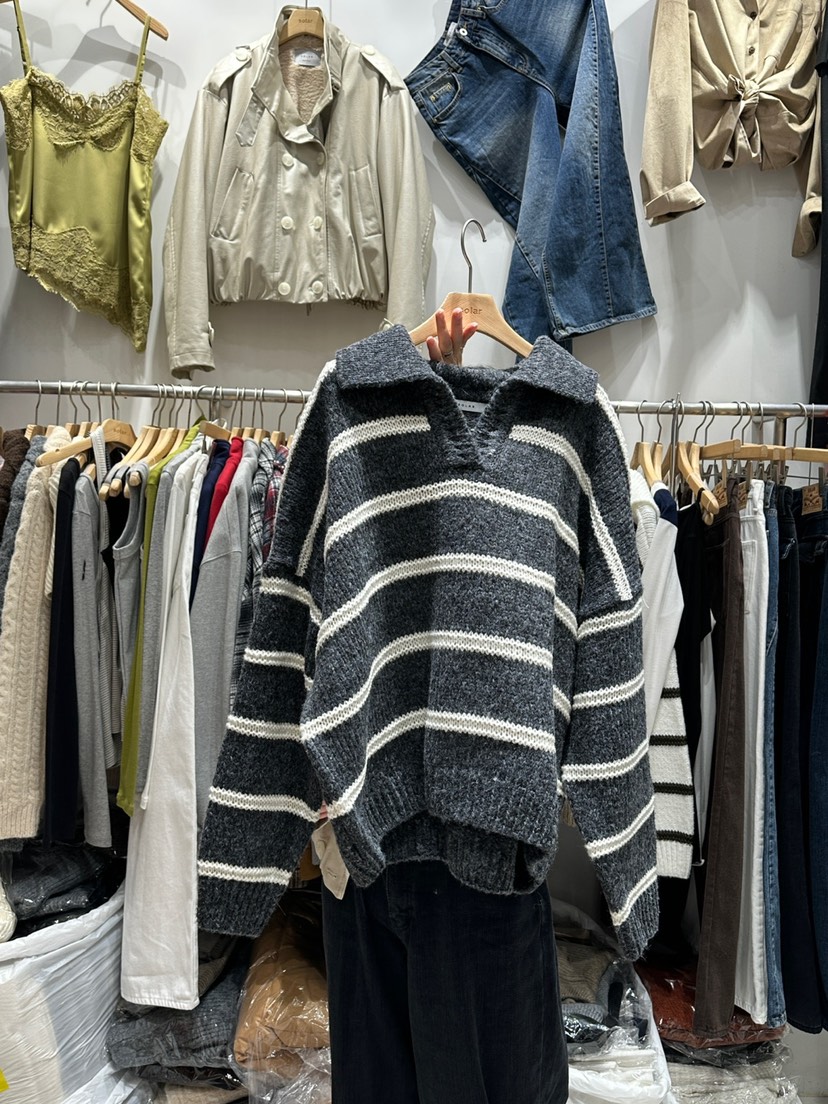 SOLAR東大門㊣實拍女士新品時尚休閑熱賣真品25秋冬推薦針織衫SOLAR針織衫圖色3