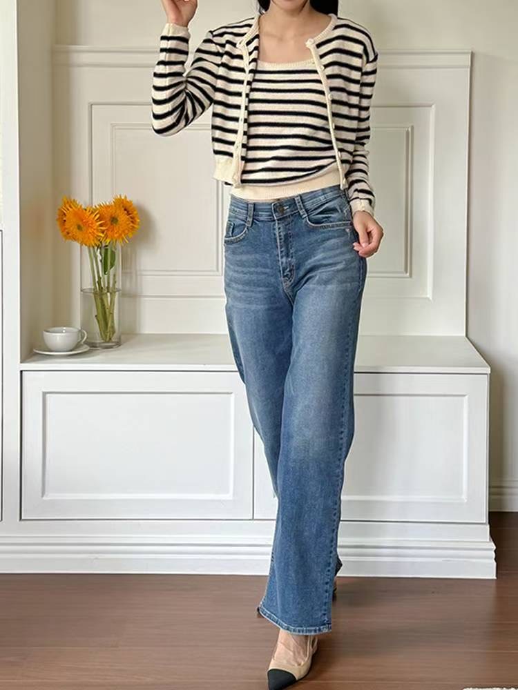 FLY DENIM東大門㊣實拍女士新品時尚熱賣休閑25秋冬牛仔褲FLY DENIM牛仔褲