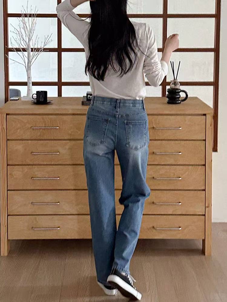 FLY DENIM東大門㊣實拍女士新品時尚熱賣休閑25秋冬牛仔褲FLY DENIM牛仔褲